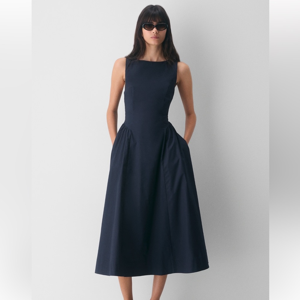 Wilfred Tina Poplin Dress - Admiral
